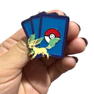 Pokemon Play Lab Leafeon Lvlup Expo Las Vegas Exclusive Limited Pin Badge